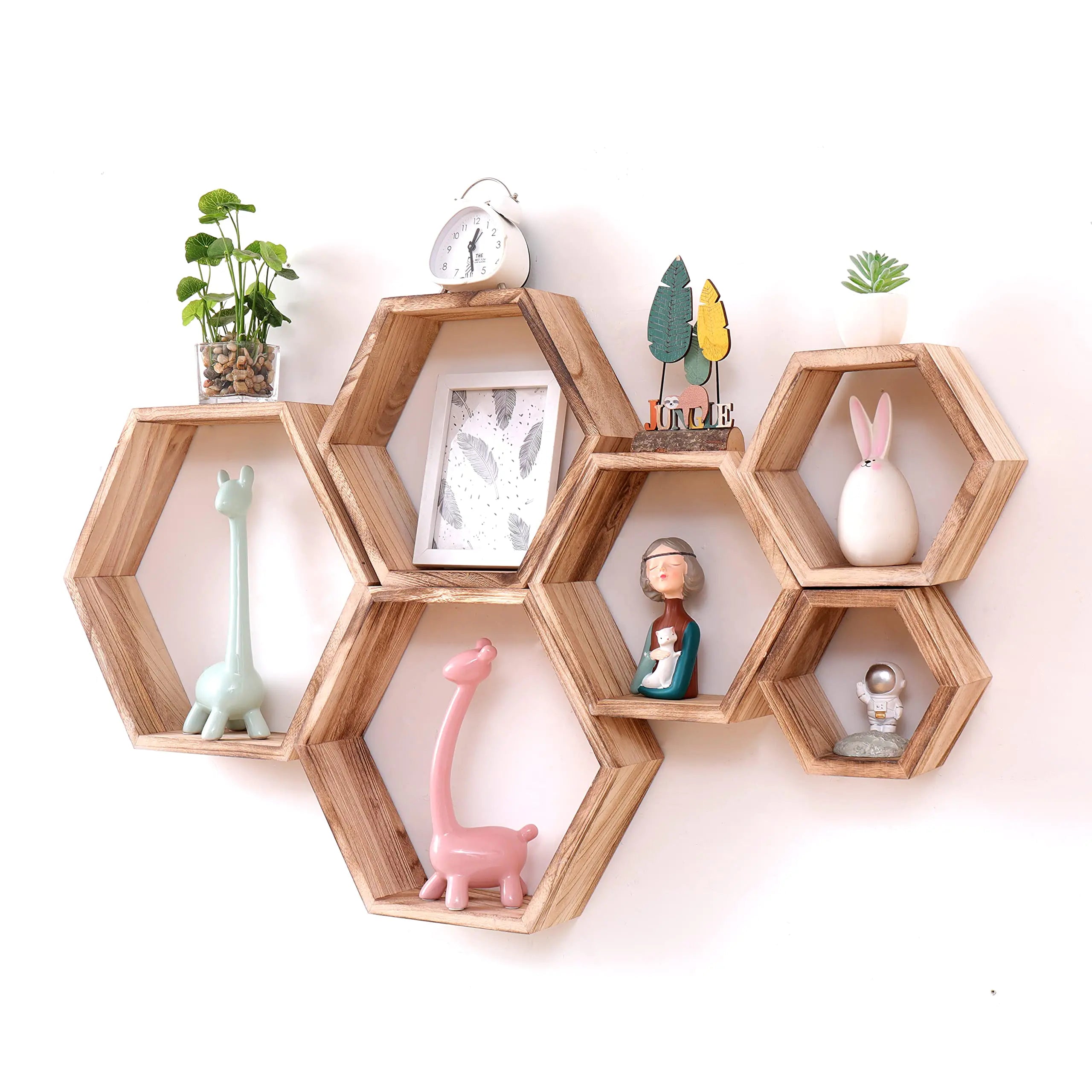 Hexagon Floating Shelves - Honeycomb Shelves