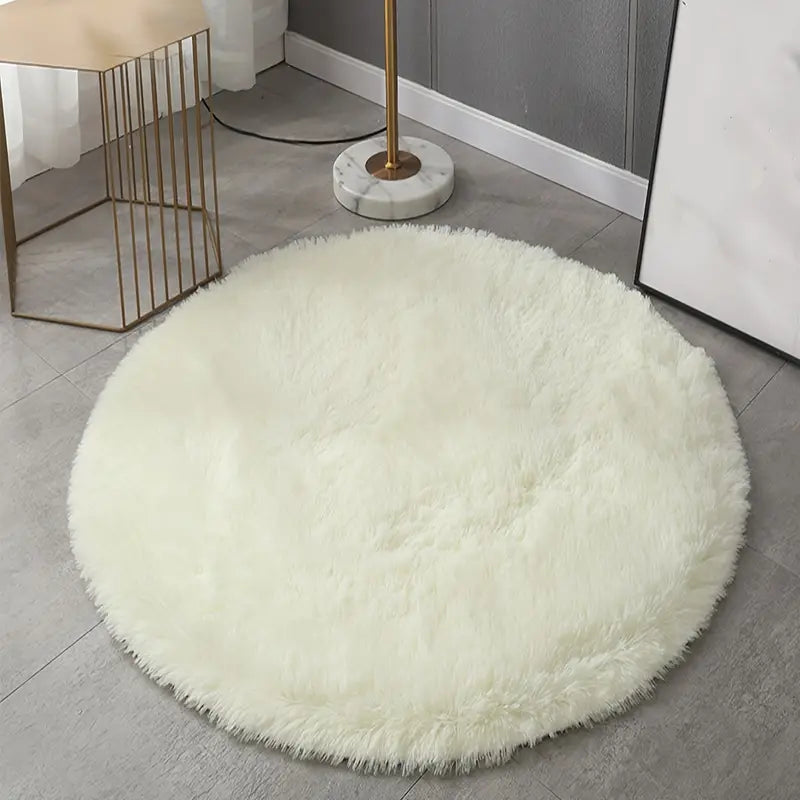 Round Plush Carpet