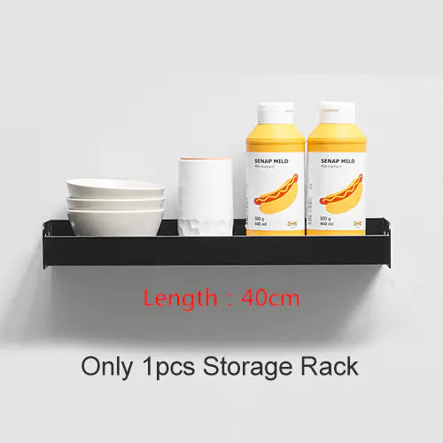 Wall-Mounted Multifunctional Kitchen Storage Rack
