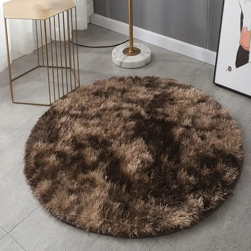 Round Plush Carpet