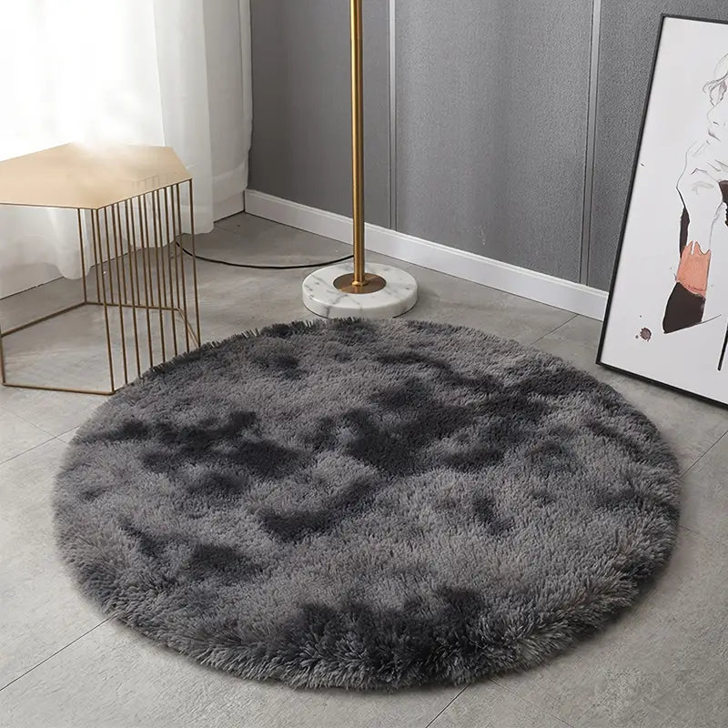 Round Plush Carpet