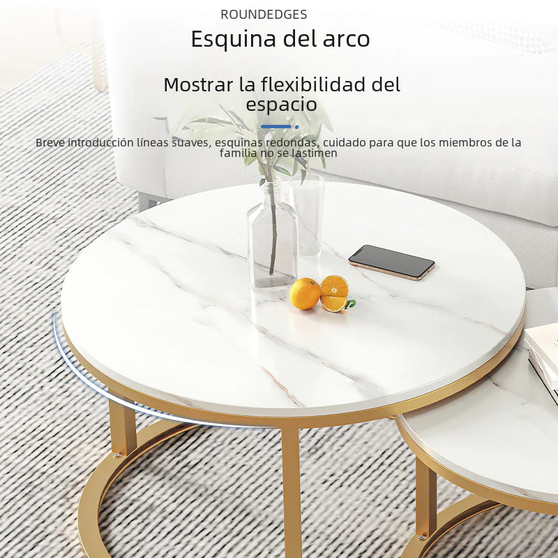 Modern Round Coffee Table for Small Living Spaces
