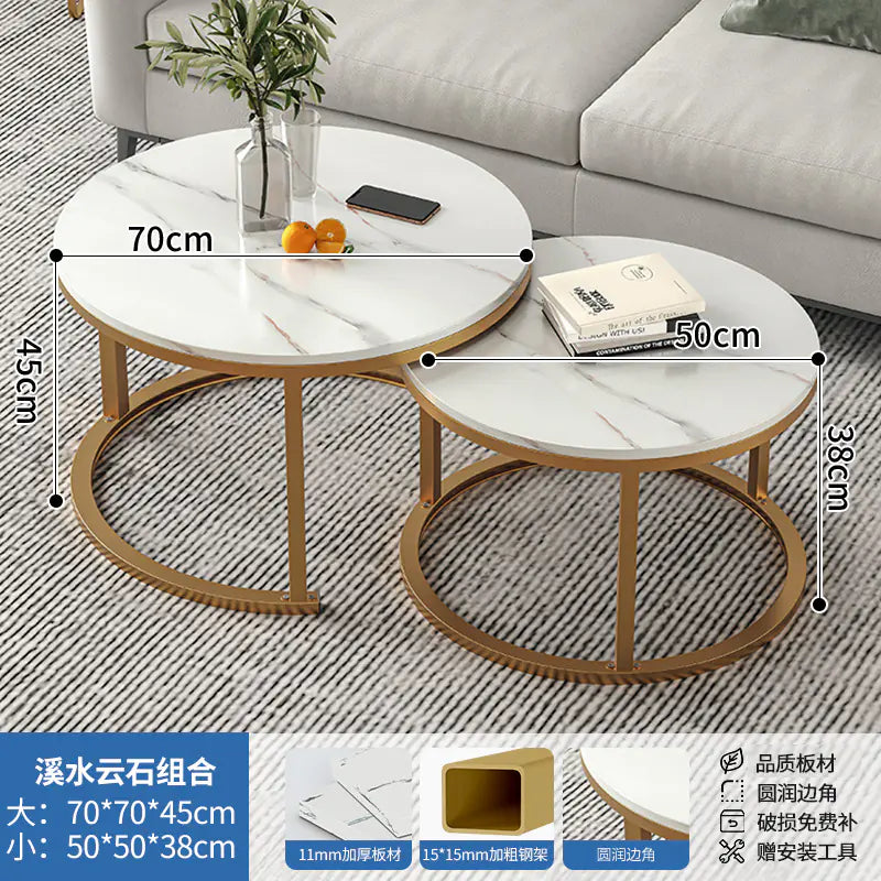 Modern Round Coffee Table for Small Living Spaces