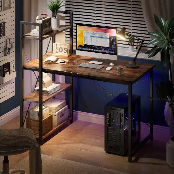 Computer Desk With LED Light