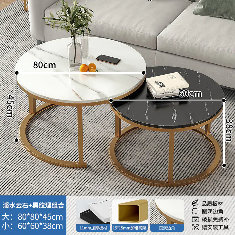 Modern Round Coffee Table for Small Living Spaces