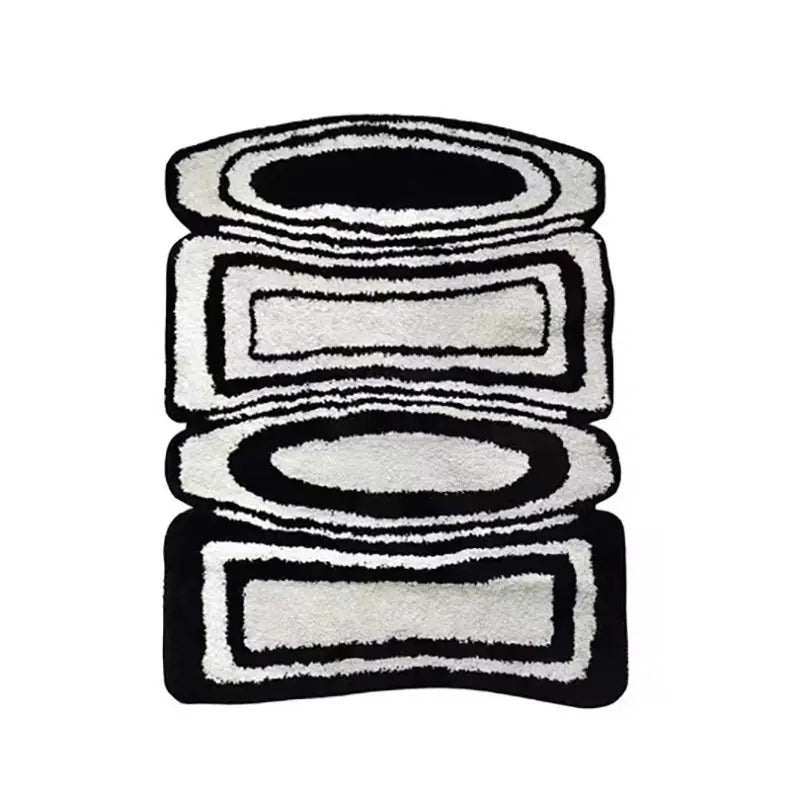 Nordic Shaped Plush Carpet for Bedroom and Bathroom