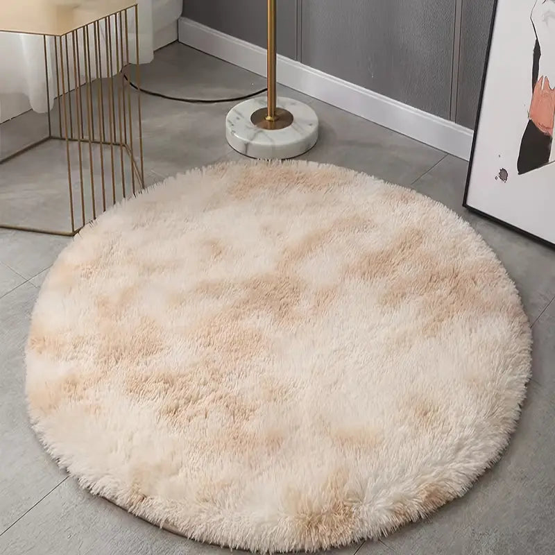 Round Plush Carpet