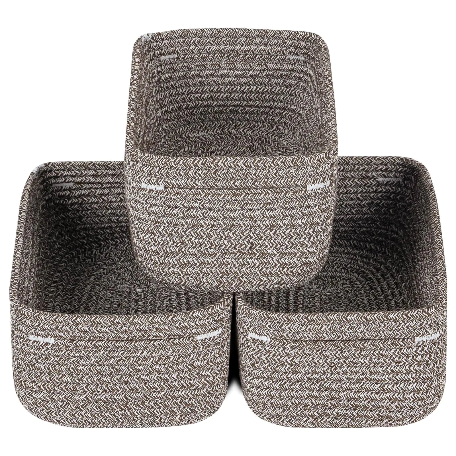 Woven Basket for Organizing, Shelf or Closet Storage Baskets