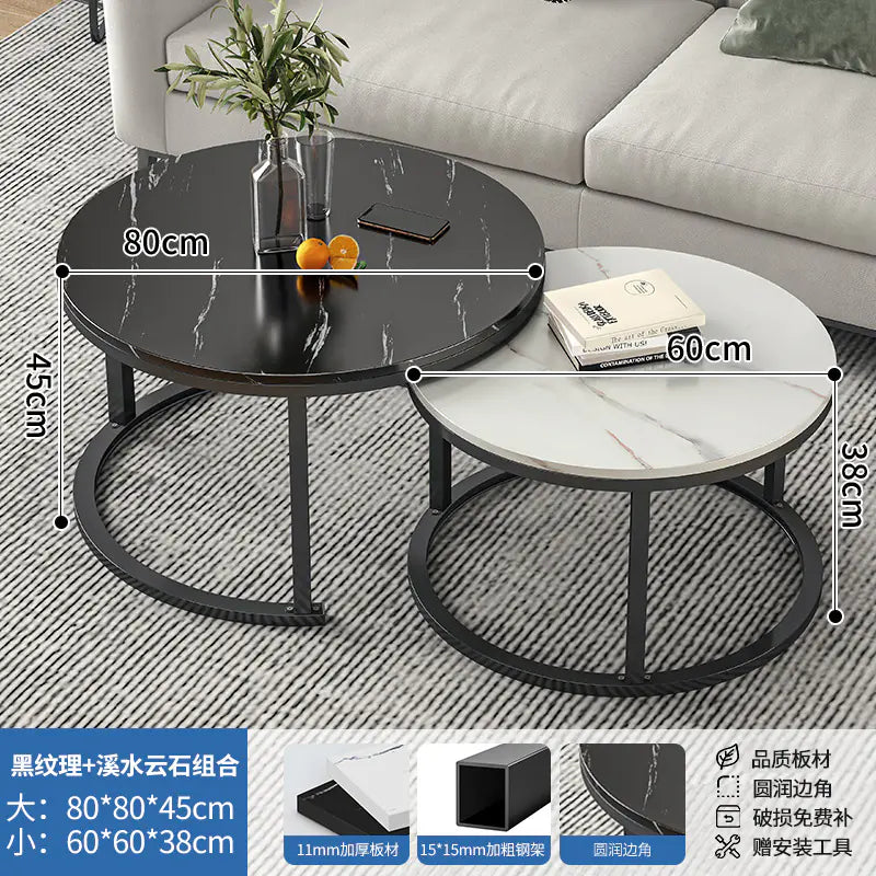 Modern Round Coffee Table for Small Living Spaces