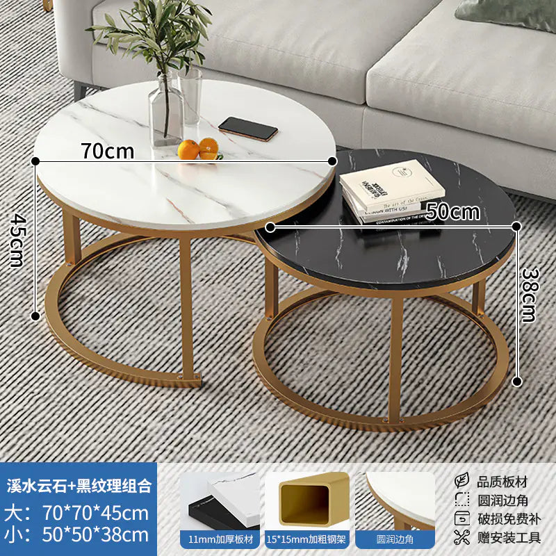 Modern Round Coffee Table for Small Living Spaces