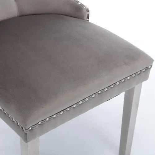 Tufted Solid Woo Upholstered Dining Chair