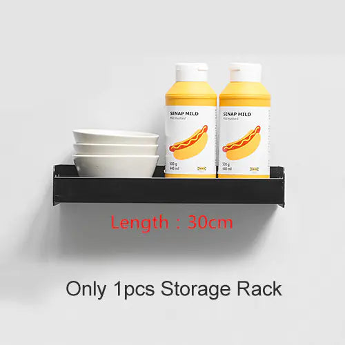 Wall-Mounted Multifunctional Kitchen Storage Rack