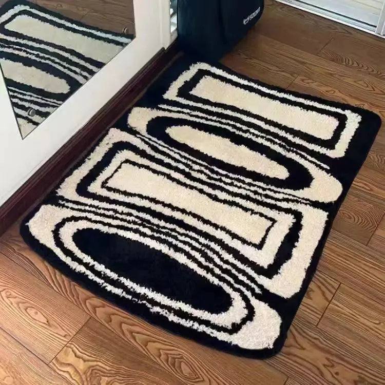 Nordic Shaped Plush Carpet for Bedroom and Bathroom