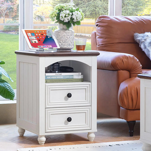 18" Night Stand with Charging Station