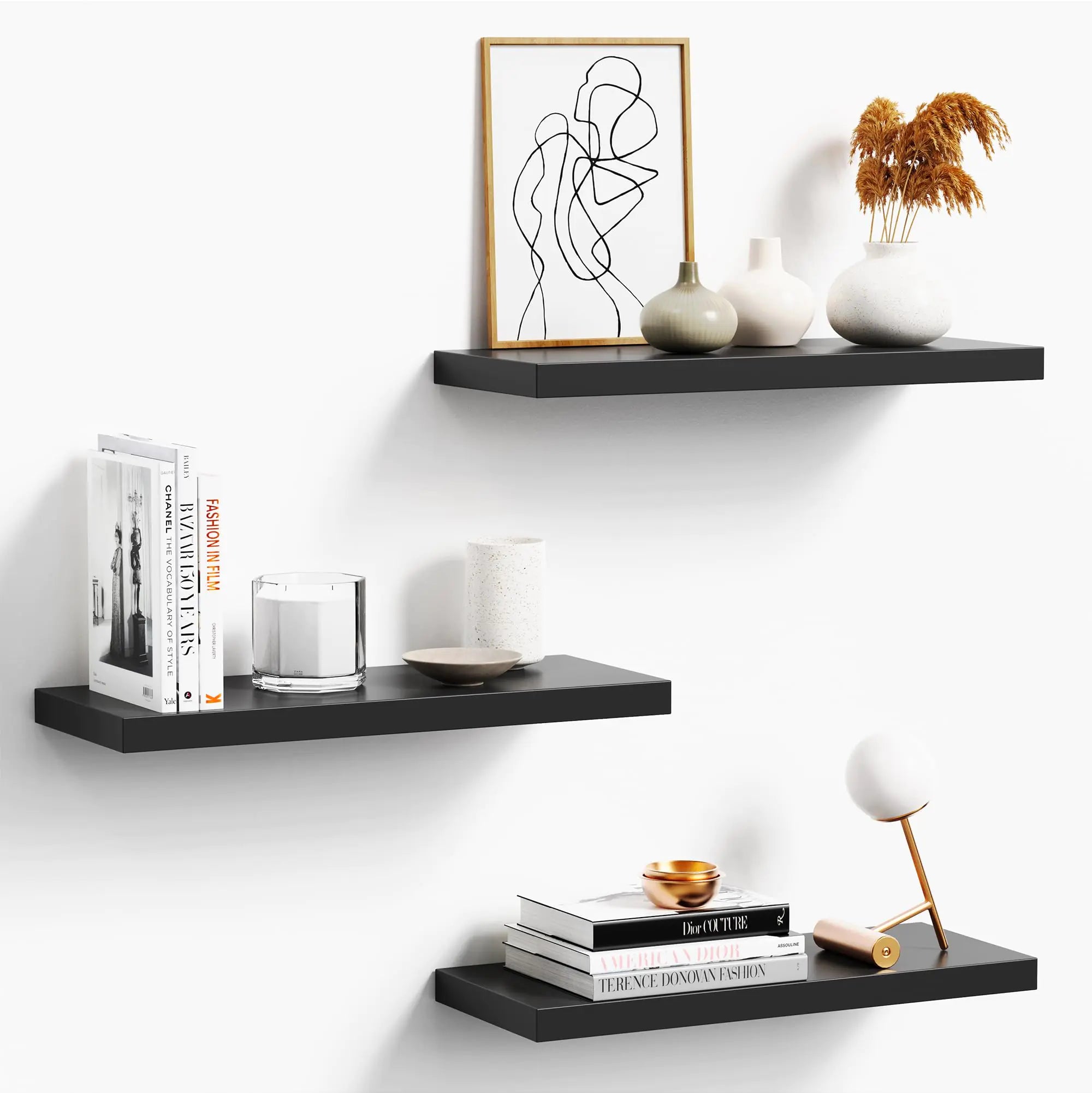 Floating Shelves - Set of 3 - 16"