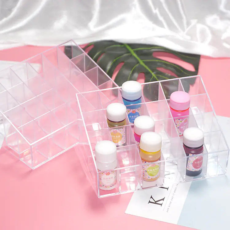 Acrylic Makeup Organizer with Transparent Storage Box