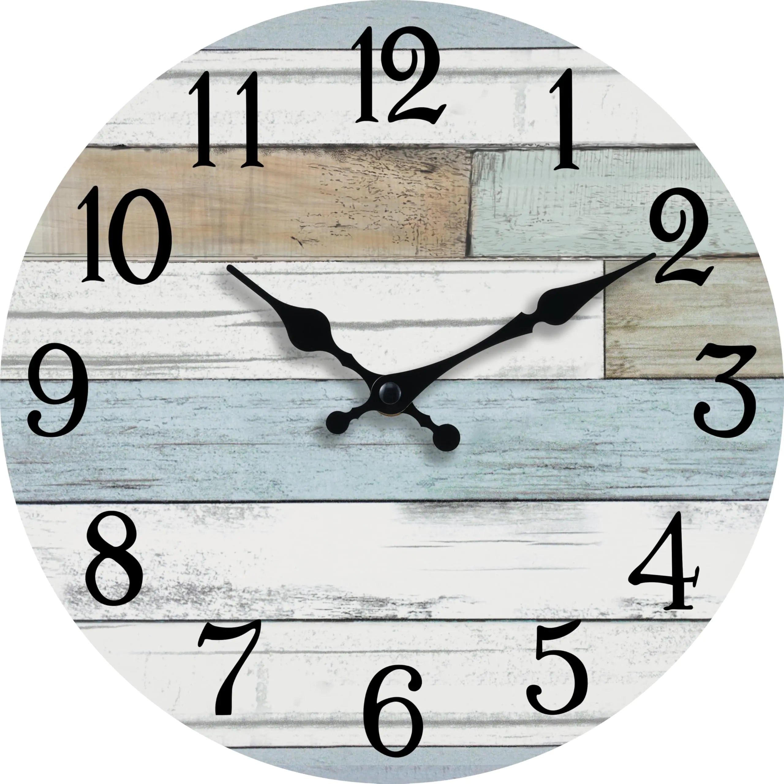 Wall Clock 14 Inch Silent Non Ticking Wall Clocks Battery Operated