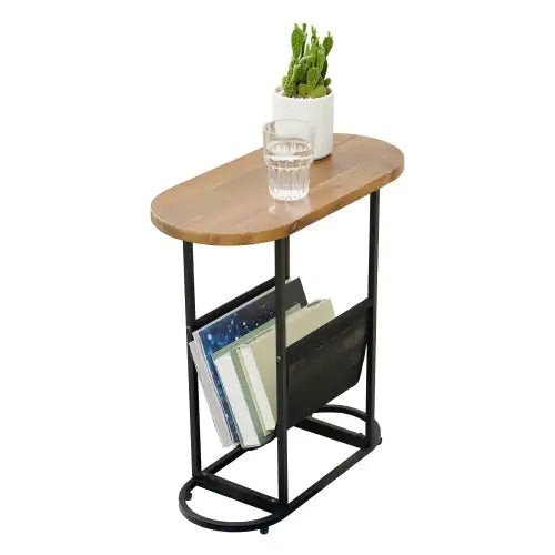 Acacia Oval Small Side Table