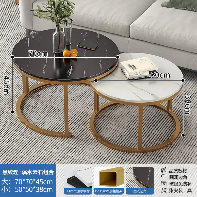 Modern Round Coffee Table for Small Living Spaces