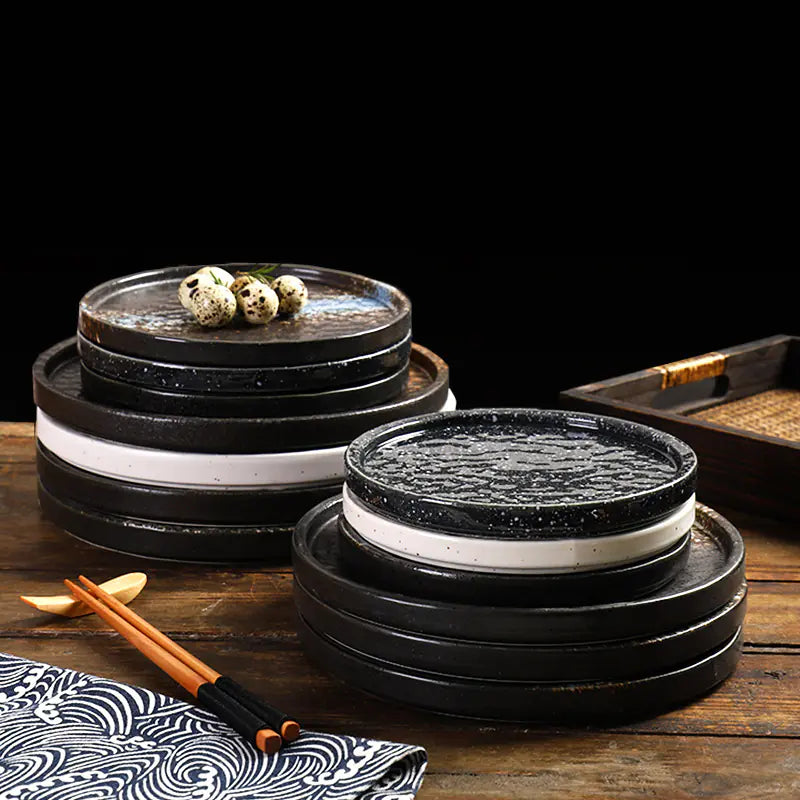 Creative Ceramic Plate for Steak, Pasta, and Pizza