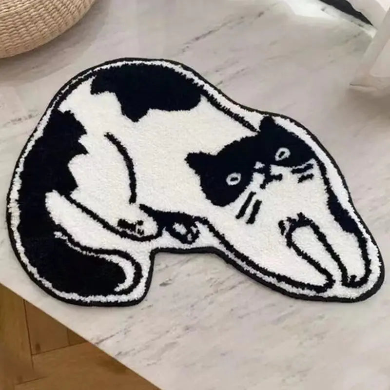 Nordic Shaped Plush Carpet for Bedroom and Bathroom