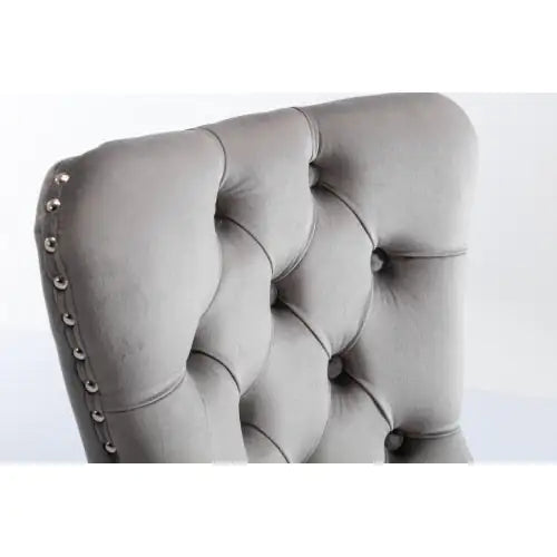 Tufted Solid Woo Upholstered Dining Chair