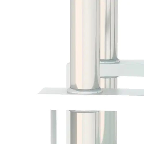 1-Piece Modern Tempered Glass Coffee/End Table