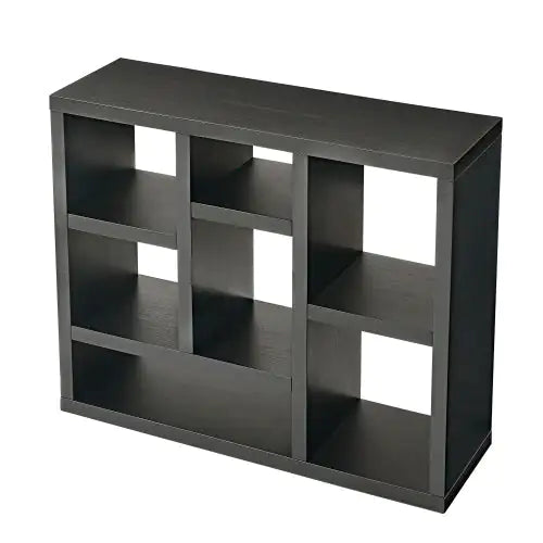 Open Wooden Bookshelves