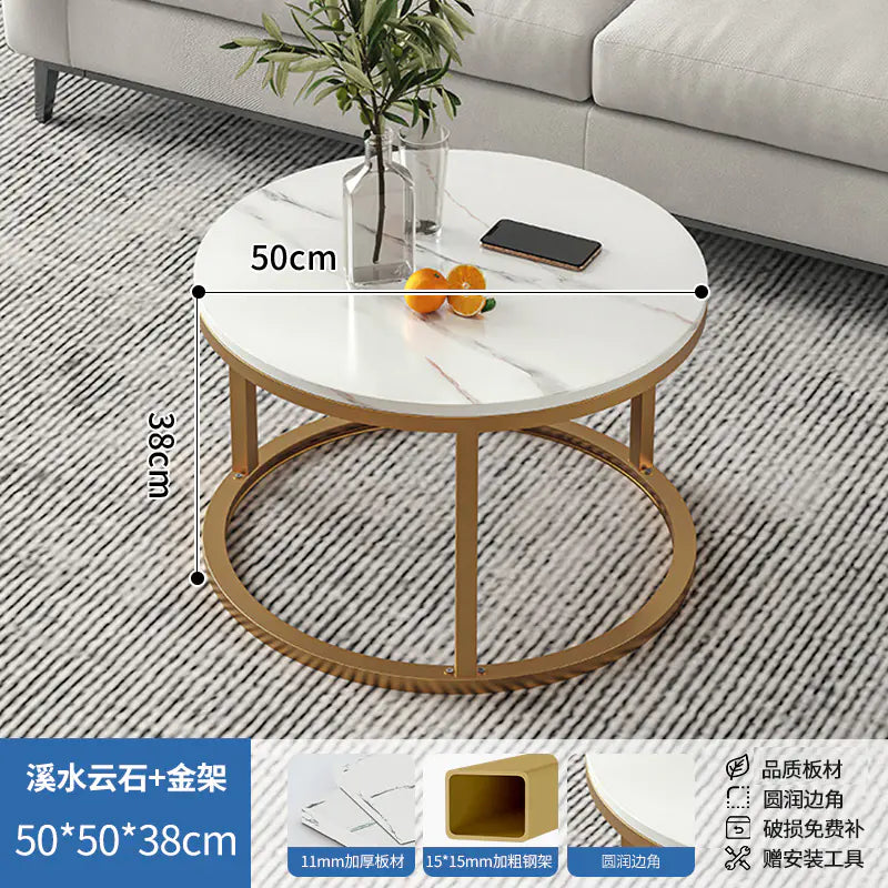 Modern Round Coffee Table for Small Living Spaces