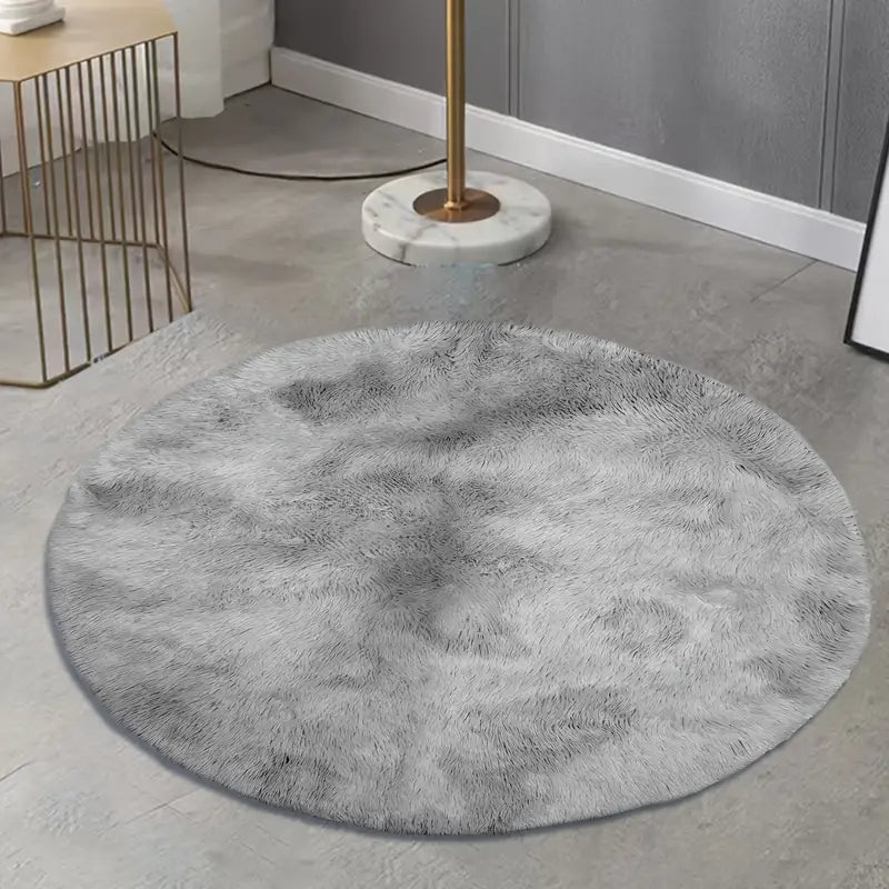 Round Plush Carpet