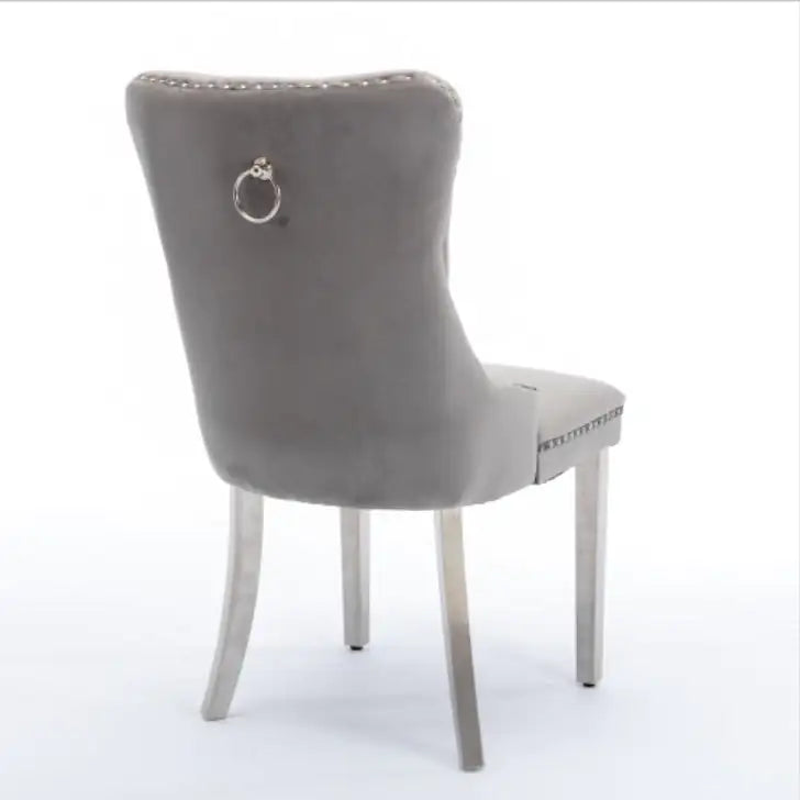 Tufted Solid Woo Upholstered Dining Chair
