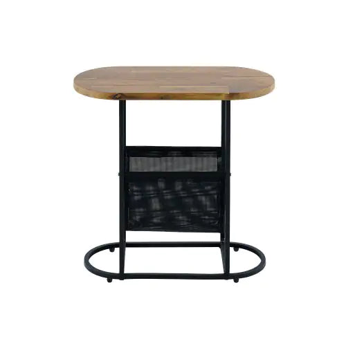 Acacia Oval Small Side Table