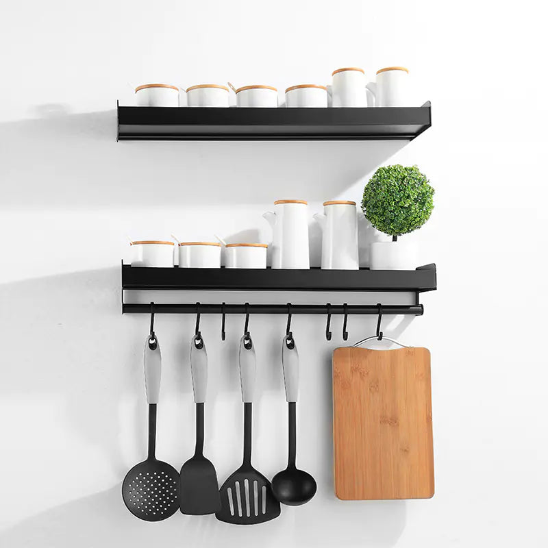 Wall-Mounted Multifunctional Kitchen Storage Rack