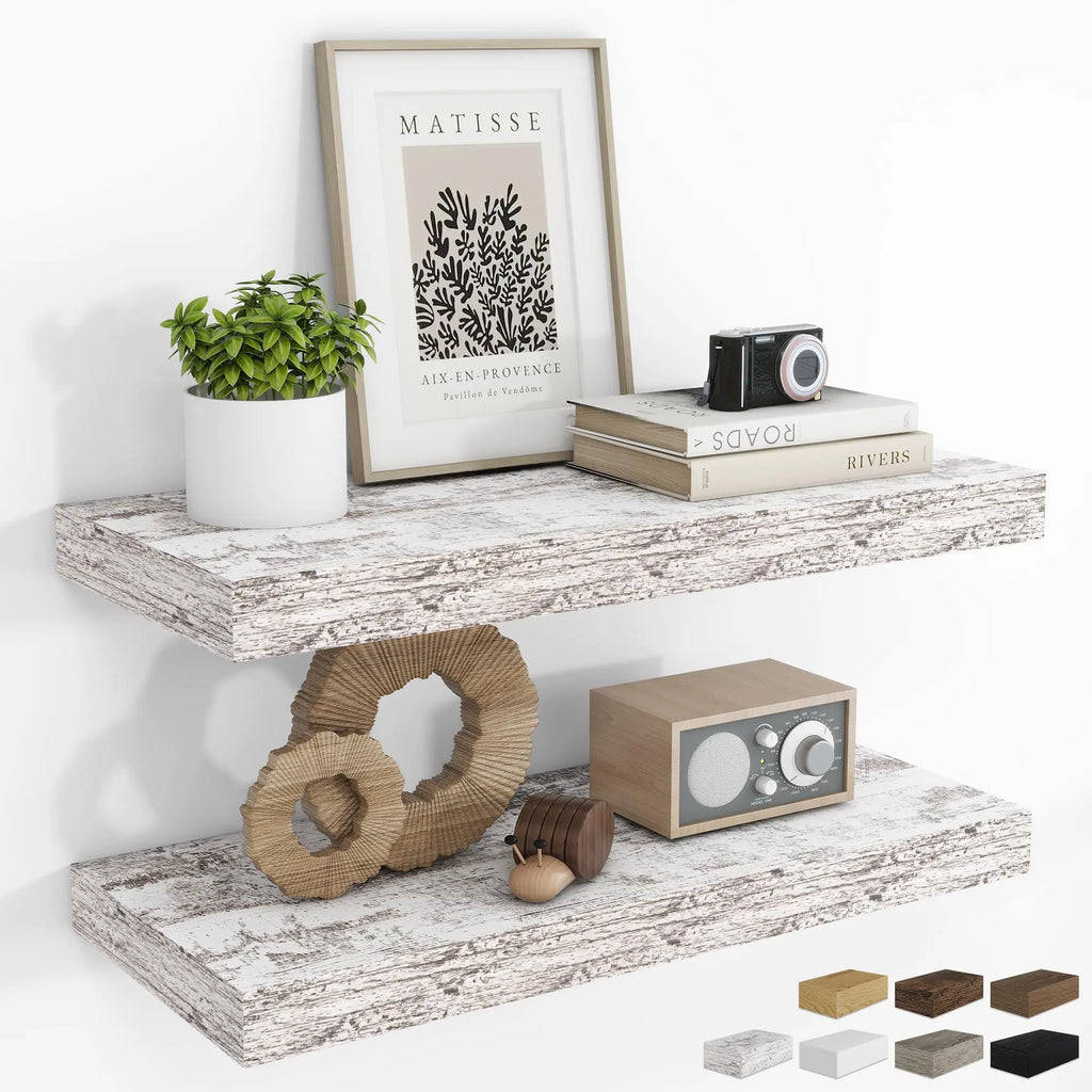 24Inch Floating Shelves for Wall 2 Pack