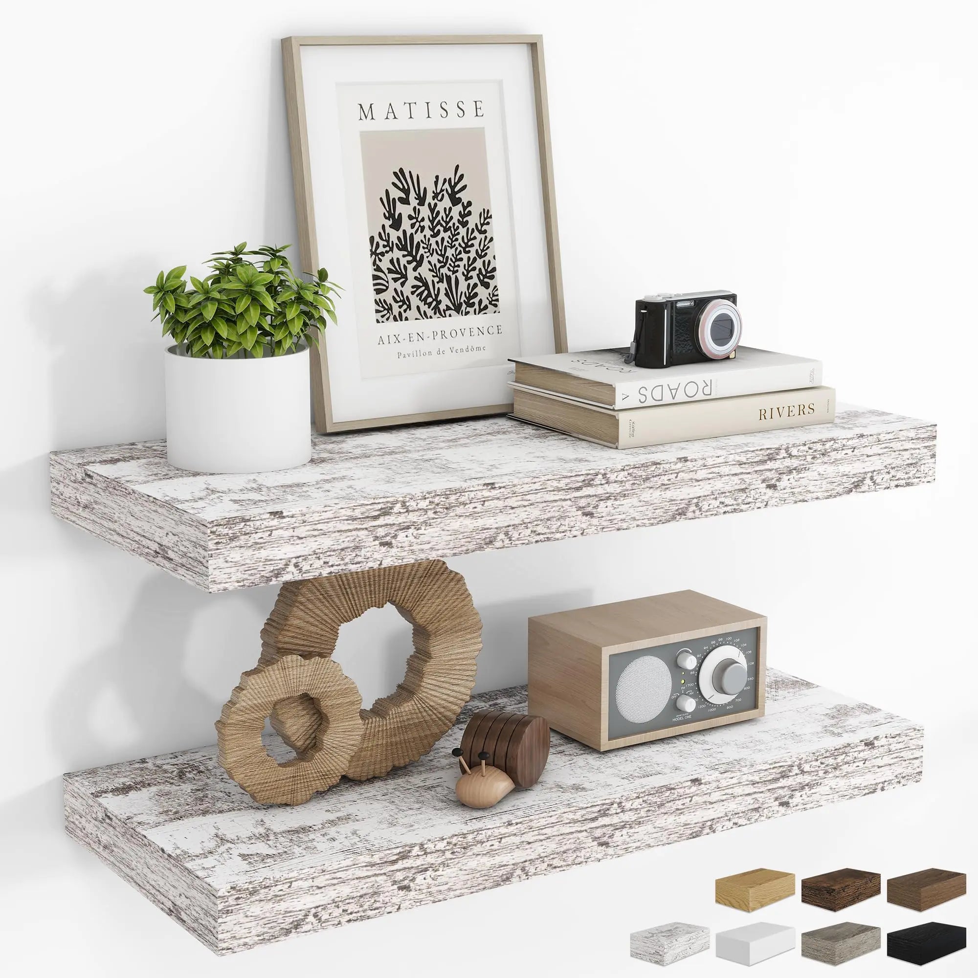 24Inch Floating Shelves for Wall 2 Pack