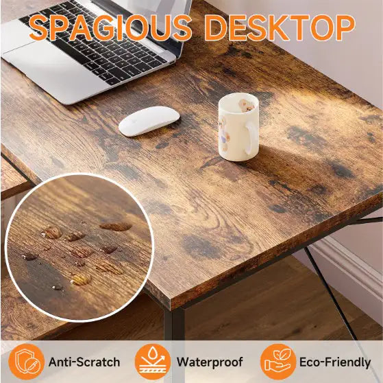 Computer Desk With LED Light