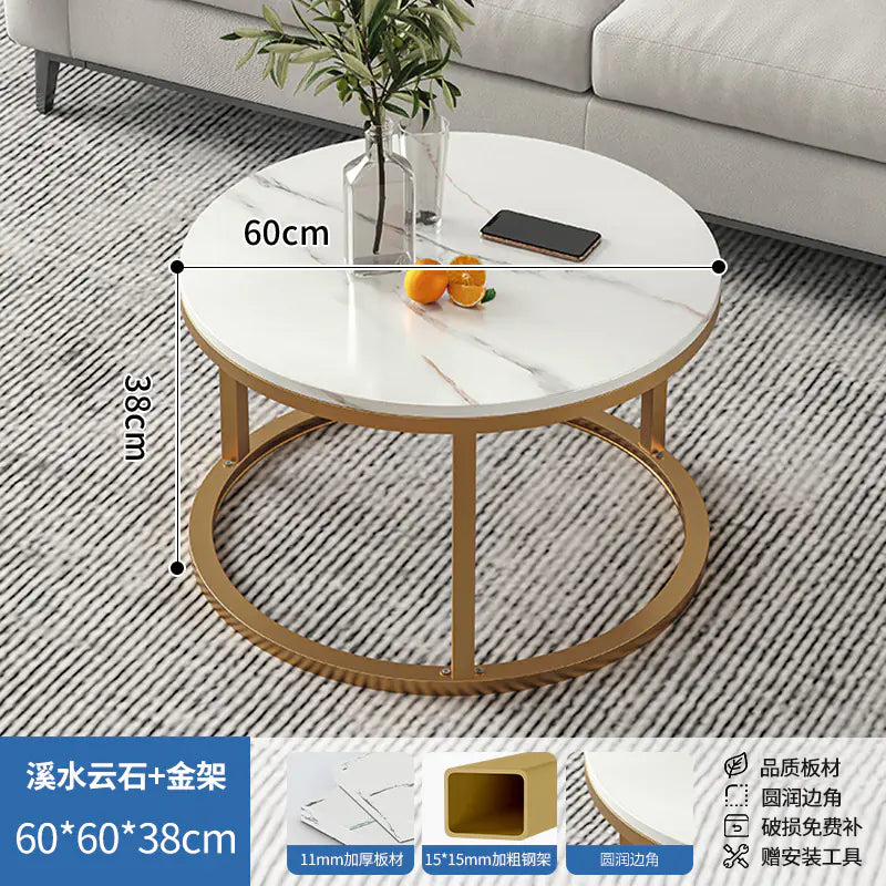 Modern Round Coffee Table for Small Living Spaces
