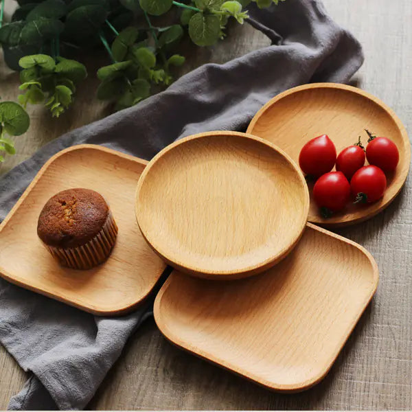Japanese Style Wooden Plate