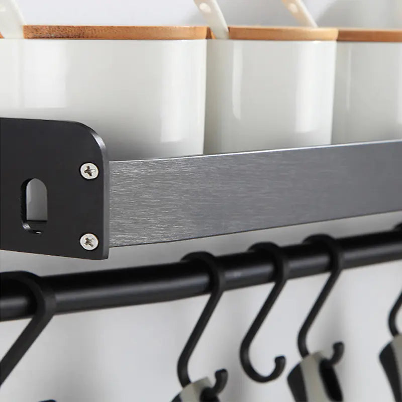Wall-Mounted Multifunctional Kitchen Storage Rack